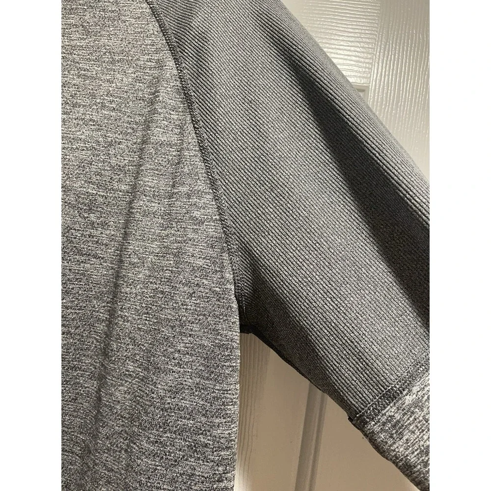 Nike Running Dri-FIT 1/4 Zip Performance Pullover Men's Large Gray Heather